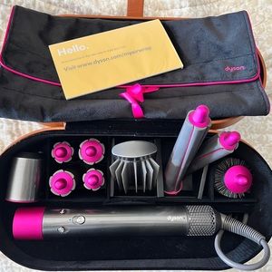 Dyson Airwrap with additional long barrels - EUC